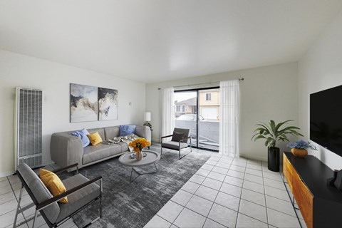 Floor plan for 1 bed, 1 bath, 550 sqft